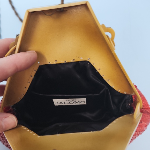 Jacomo Antique Red Snake Evening Bag - Picture 4 of 5